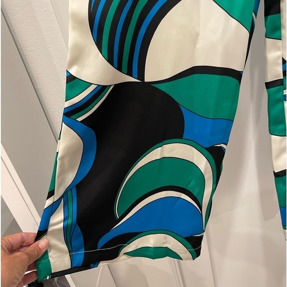 House of Harlow 1960 Multicolor Wide Leg Pullover Pants.Size S - Picture 9 of 13